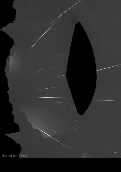 Chuva de Meteors Perseidas 2024 em Monte Castelo - SC (Sistema RMS)